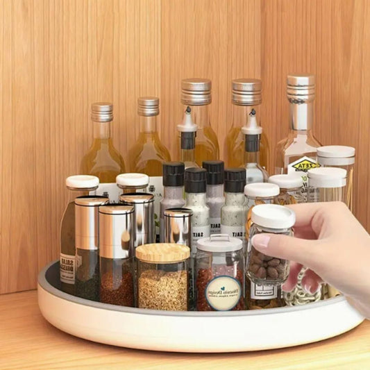 Round Countertop Storage for Bottles & Jars
